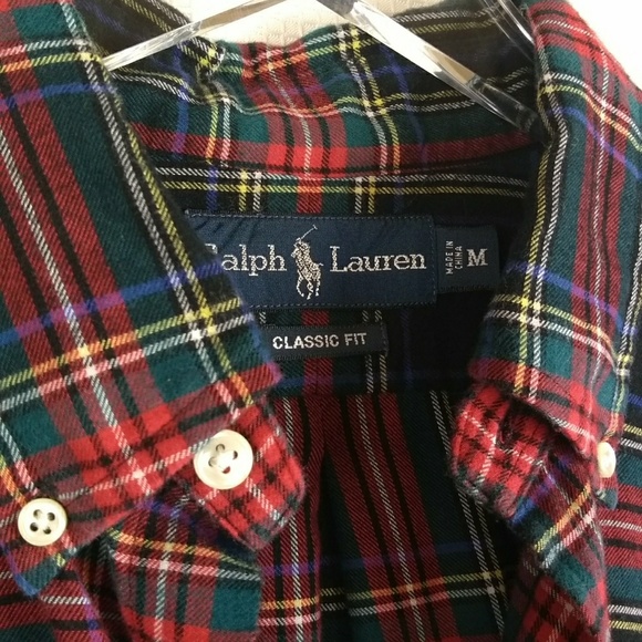 Ralph Lauren Tartan Plaid Button Down Shirt - Picture 5 of 8